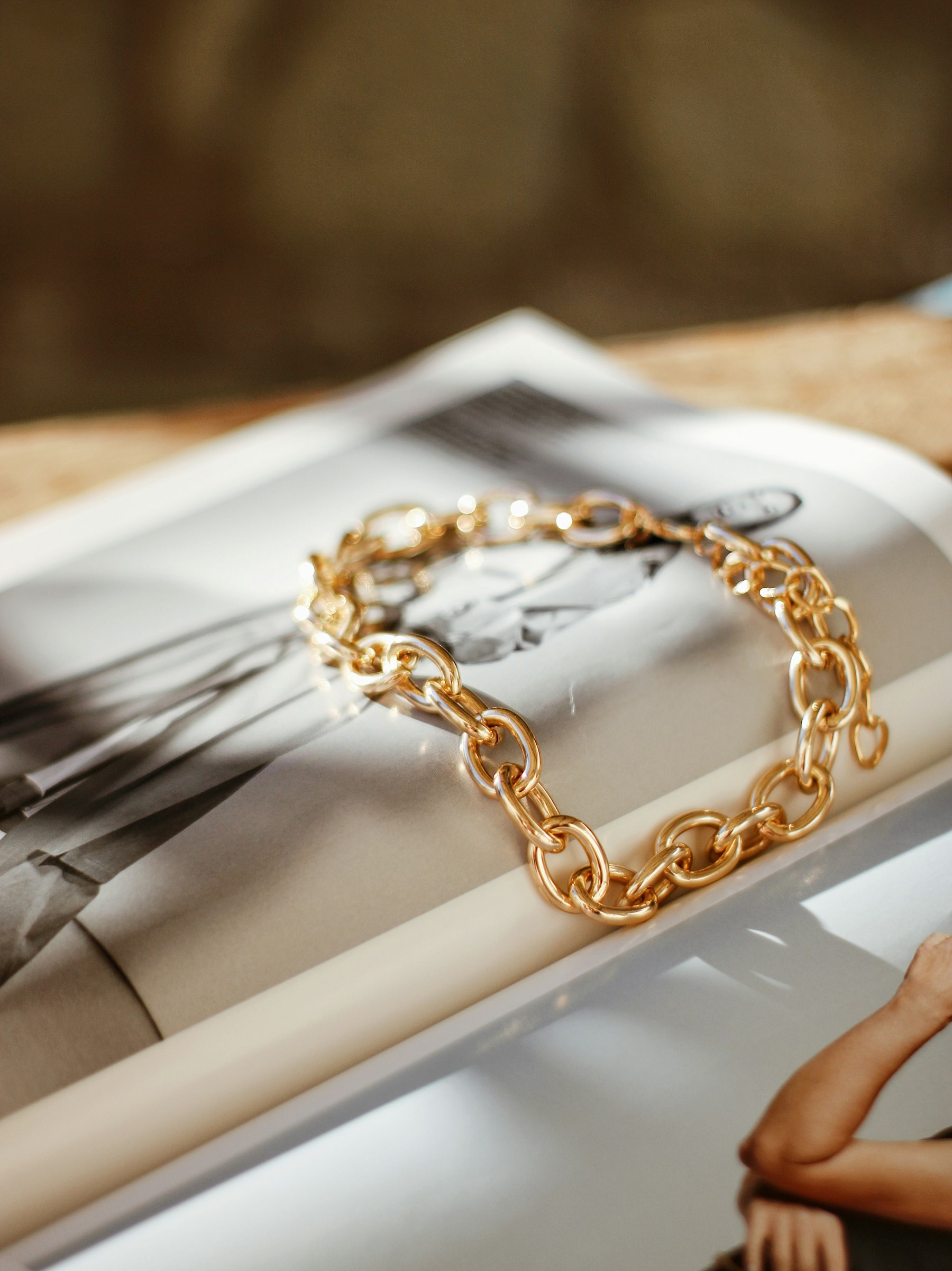 Luxury Italian gold jewelry display with heritage creations